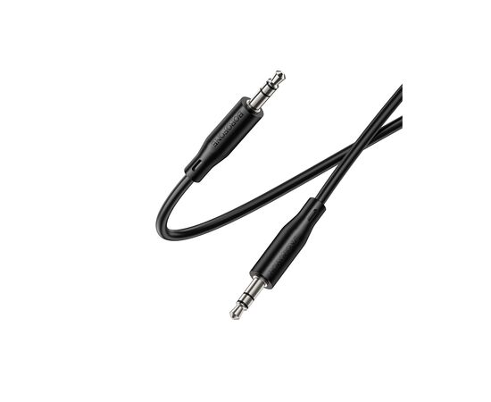 Кабель мультимедийный 3.5mm M to 3.5mm M 1.0m BL26 black BOROFONE (6941991122170), изображение 3