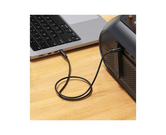 Кабель мультимедийный 3.5mm M to 3.5mm M 1.0m BL26 black BOROFONE (6941991122170), изображение 8