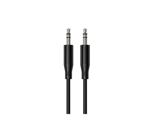 Кабель мультимедийный 3.5mm M to 3.5mm M 1.0m BL26 black BOROFONE (6941991122170)