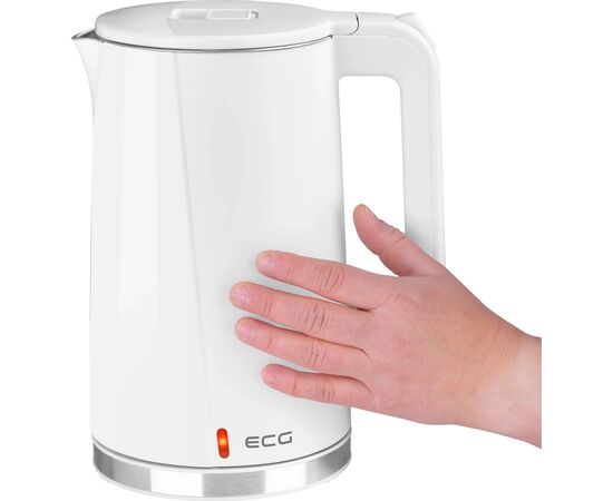 Электрочайник ECG RK 1702 Safe to Touch White, изображение 10