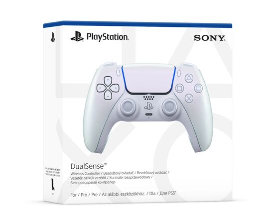 Геймпад Sony Playstation DualSense Bluetooth PS5 Chrome Pearl (1000050600), изображение 5