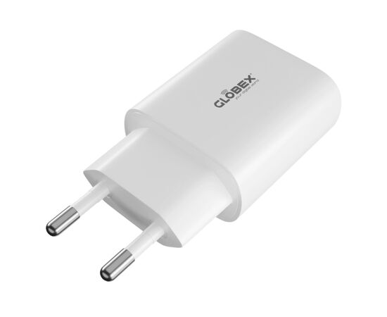 Зарядное устройство Globex 2xUSB 12W FastPower white (12WAC), изображение 3