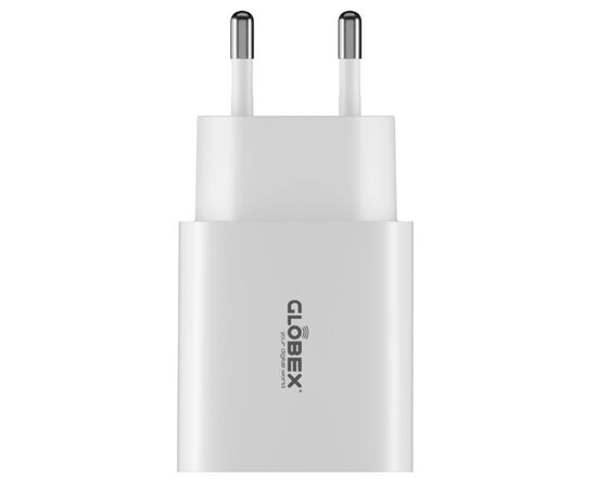 Зарядное устройство Globex 2xUSB 12W FastPower white (12WAC)