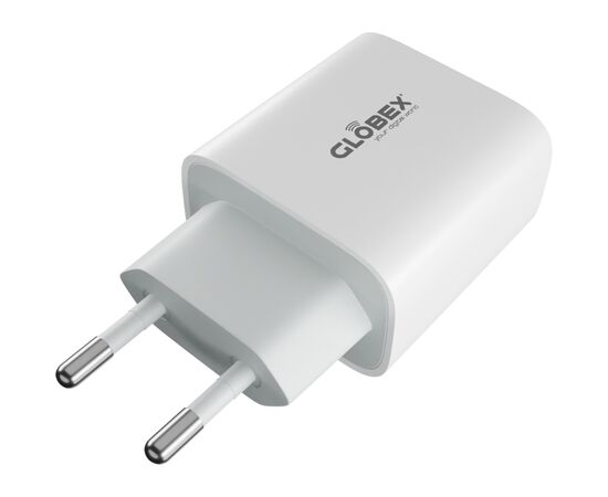 Зарядное устройство Globex USB-C 20W FastPower white (20WC5A), изображение 3