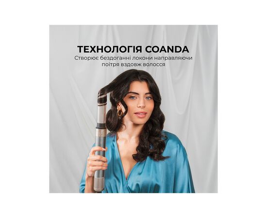 Стайлер Cecotec Bamba CeramicCare 2in1 AirGlam Black (CCTC-00244), изображение 2