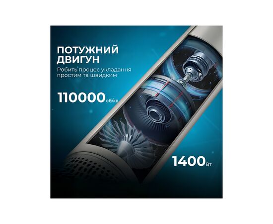 Стайлер Cecotec Bamba CeramicCare 2in1 AirGlam Black (CCTC-00244), изображение 3