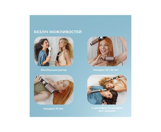 Стайлер Cecotec Bamba CeramicCare 14in1 AirGlam Black (CCTC-00251), изображение 12