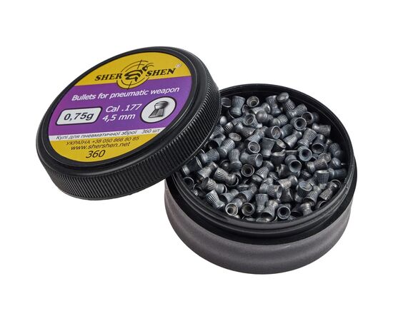 Пульки Шершень 0,75g 4,5 мм (360шт.) (1057.00.23), изображение 2