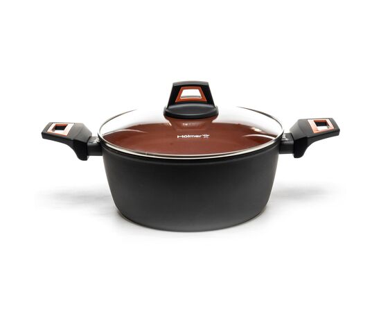 Кастрюля Hölmer кована з кришкою CR-1325-SBMCL Carrot 2,5 л (CR-1325-SBMCL Carrot), изображение 2