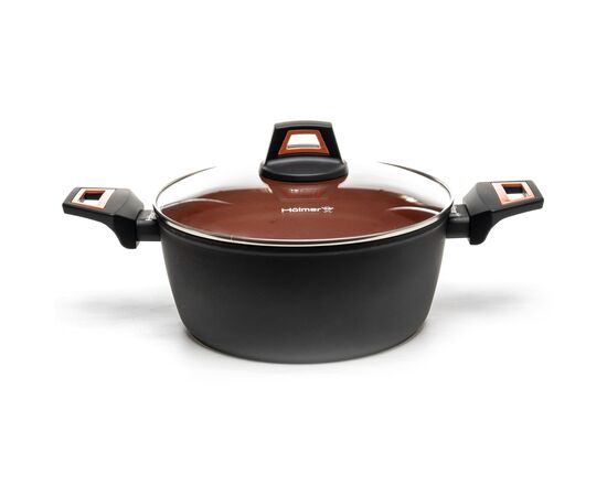 Кастрюля Hölmer кована з кришкою CR-1342-SBMCL Carrot 4,2 л (CR-1342-SBMCL Carrot), изображение 2