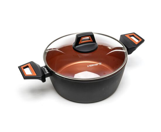 Кастрюля Hölmer кована з кришкою CR-1342-SBMCL Carrot 4,2 л (CR-1342-SBMCL Carrot), изображение 3