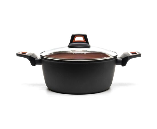 Кастрюля Hölmer кована з кришкою CR-1342-SBMCL Carrot 4,2 л (CR-1342-SBMCL Carrot)