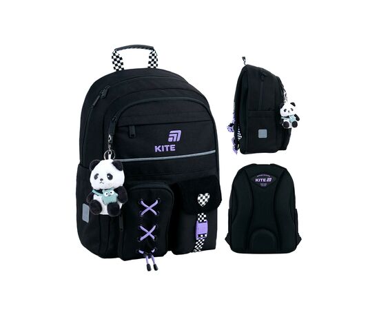 Рюкзак школьный Kite Education 584 Panda Love (K26-584M-2)