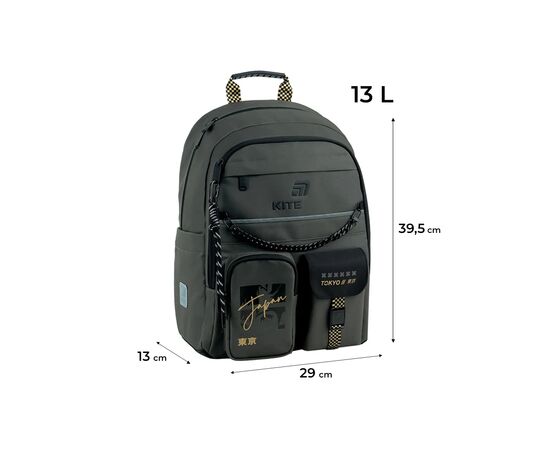 Рюкзак школьный Kite Education 584 Tokyo Vibe (K26-584M-4), изображение 12