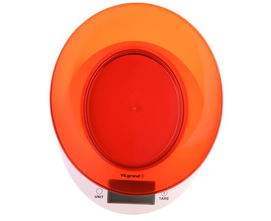Весы кухонные Vilgrand VKS-533C red, изображение 3