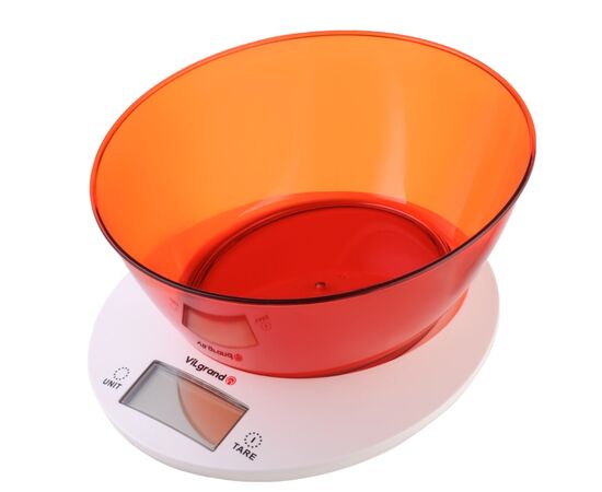 Весы кухонные Vilgrand VKS-533C red