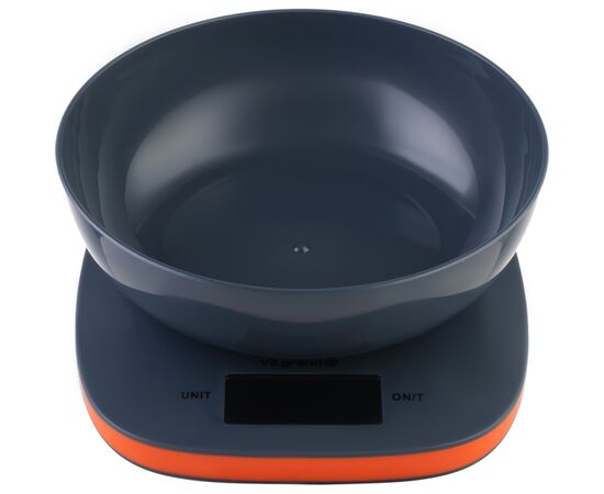 Весы кухонные Vilgrand VKS-517 gray, изображение 2