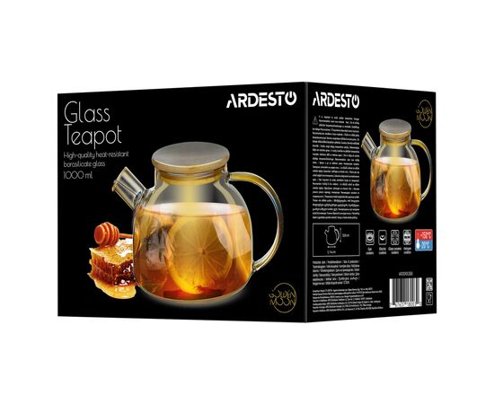 Заварник Ardesto Golden Moon 1000 мл (AR3010GBB), изображение 4