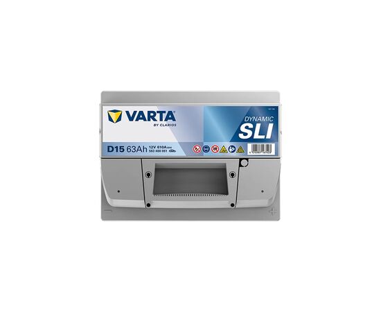 Аккумулятор автомобильный Varta Silver Dynamic 63Аh (563400061), изображение 2