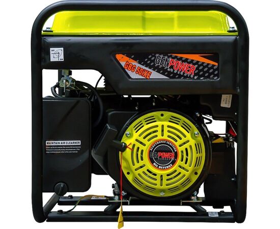 Генератор GenPower інверторний GBG 50IXE 4.4kVA (5kVA), 230V, 50Hz, 15.0л, електростартер (GBG 50IXE), зображення 3