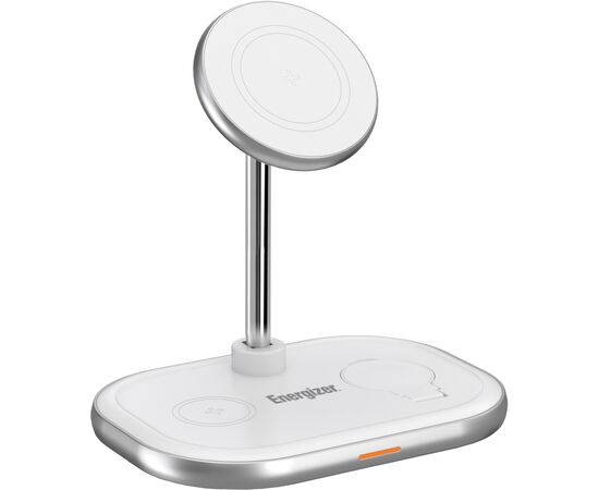 Зарядное устройство Energizer 15W 3-in-1 magnetic wireless white (WCP303)