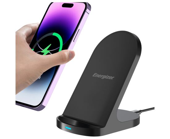 Зарядное устройство Energizer Qi 15W wireless WCP108 black (WCP108), изображение 6