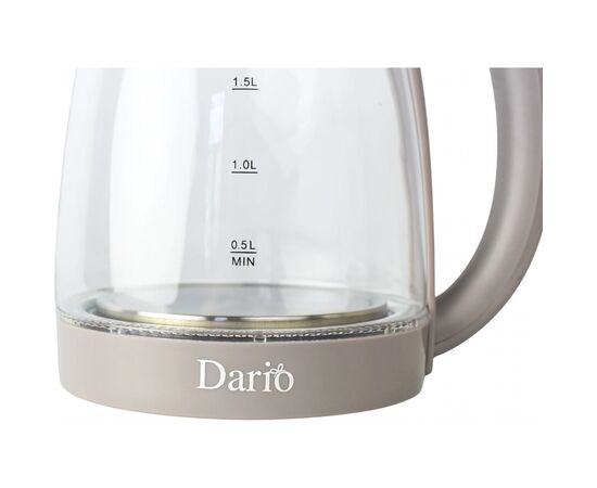 Электрочайник Dario DR1802 grey, изображение 7