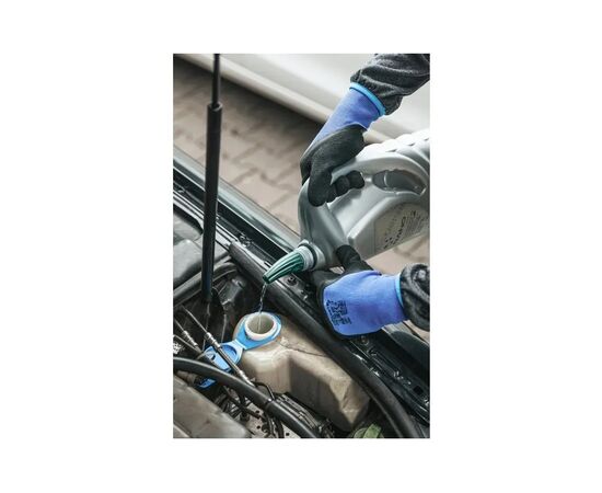 Защитные перчатки Hoegert ZICHER HT5K768-10 утепленные со вспененным латексом темно-синие, 10 (HT5K768-10), изображение 2