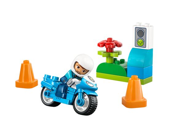 Конструктор LEGO DUPLO Town Синій поліцейський мотоцикл (10471), зображення 2