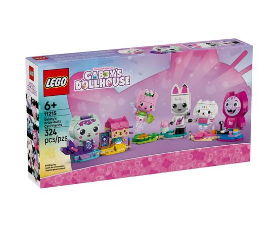 Конструктор LEGO Gabby's Dollhouse Друзі-коти Ґаббі з кубиків (11215)