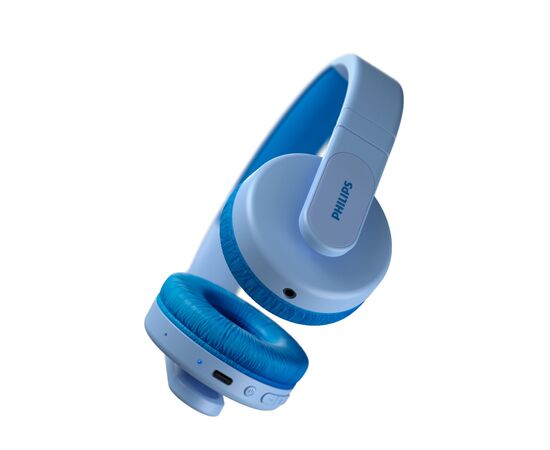 Навушники Philips Kids TAK4206 On-ear Colored light panels Wireless Blue (TAK4206BL/00), зображення 10