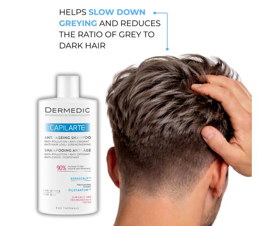 Шампунь Dermedic Capilarte Anti-Aging Антивіковий 300 мл (5901643177454), зображення 5