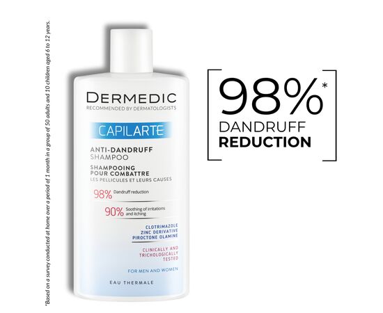 Шампунь Dermedic Capilarte Против перхоти 300 мл (5901643174231), изображение 4