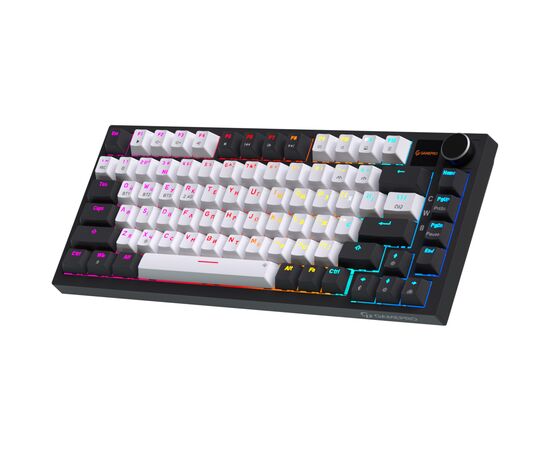 Клавиатура GamePro Asgard Valhalla Pro Rainy Switch Bluetooth/2.4G/USB USB White with display (MK160W-D-Pro), изображение 3