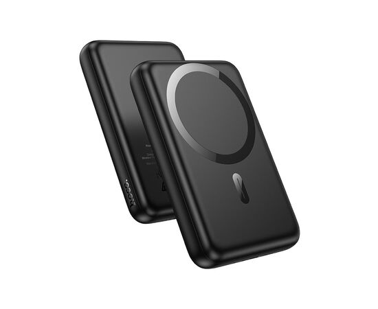 Батарея универсальная HOCO 10000mAh Grace PD/20W Magnetic Black (J141 / 714984), изображение 3