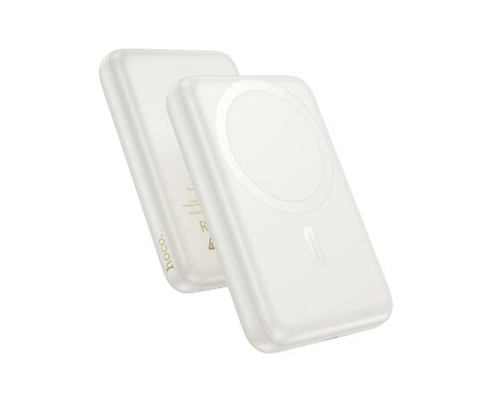 Батарея универсальная HOCO 10000mAh Grace PD/20W Magnetic White (J141 / 714985), изображение 3