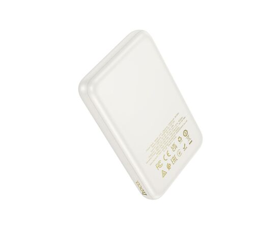 Батарея универсальная HOCO 10000mAh Grace PD/20W Magnetic White (J141 / 714985), изображение 4