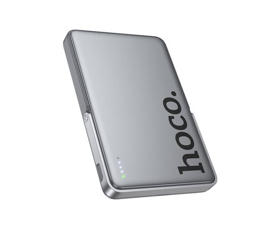 Батарея универсальная HOCO 5000mAh Sunlight PD/20W Magnetic Metal Grey (Q36 / 714986), изображение 3