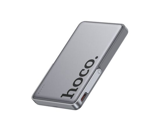 Батарея универсальная HOCO 5000mAh Sunlight PD/20W Magnetic Metal Grey (Q36 / 714986), изображение 6