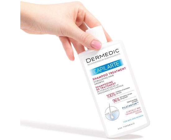 Шампунь Dermedic Capilarte Для стимулювання та відновлення росту волосся 300 мл (5901643174194), зображення 3