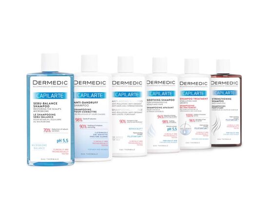 Шампунь Dermedic Capilarte Для стимулювання та відновлення росту волосся 300 мл (5901643174194), зображення 5