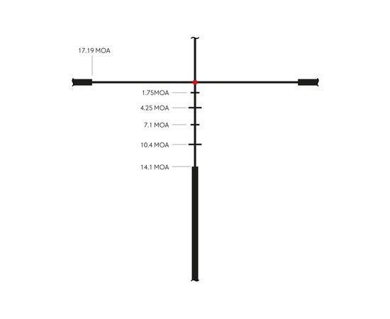 Оптический прицел Hawke Endurance FD 1.7-10x44 сітка LR2 з підсвічуванням (16412), изображение 5