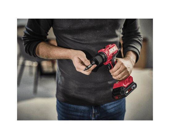 Шуруповерт Skil 3011 HA Li-Ion 20V, безщітковий ударний Li-Ion 20V, 2x2.0Ah, зарядний пристрій, кейс (DD1E3011HA), зображення 3