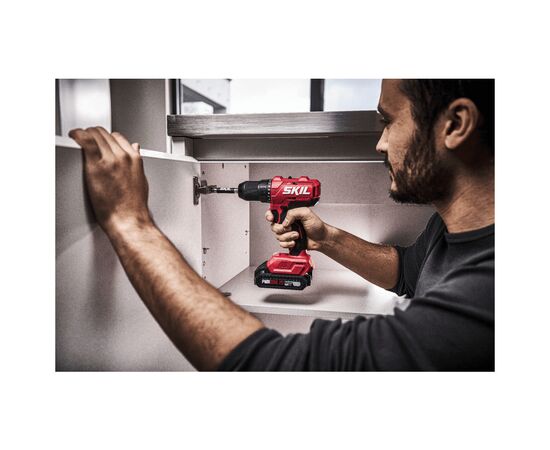 Шуруповерт Skil 3011 HA Li-Ion 20V, безщітковий ударний Li-Ion 20V, 2x2.0Ah, зарядний пристрій, кейс (DD1E3011HA), зображення 7