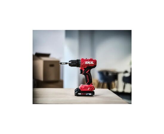 Шуруповерт Skil 3011 HA Li-Ion 20V, безщітковий ударний Li-Ion 20V, 2x2.0Ah, зарядний пристрій, кейс (DD1E3011HA), зображення 8