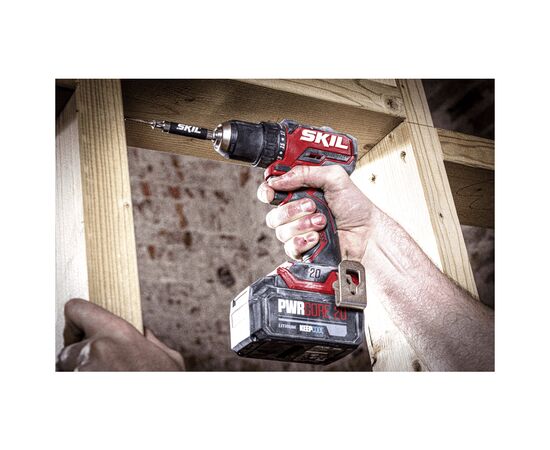 Шуруповерт Skil 3065 CA Compact Li-Ion 20V, безщеточный ударный (Без АКБ и ЗУ) (DD1E3065CA), изображение 4