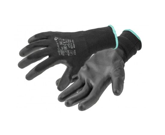 Защитные перчатки Hoegert JAGST HT5K756-11 с полиуретановым покрытием черные, 11 (HT5K756-11)