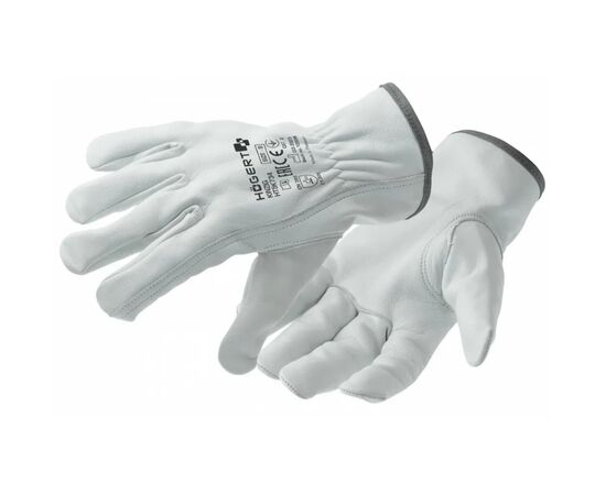 Захисні рукавиці Hoegert KINZIG HT5K734-10 шкіряні білі, 10 (HT5K734-10)