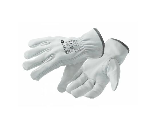 Защитные перчатки Hoegert KINZIG HT5K734-9 кожаные белые, 9 (HT5K734-9)