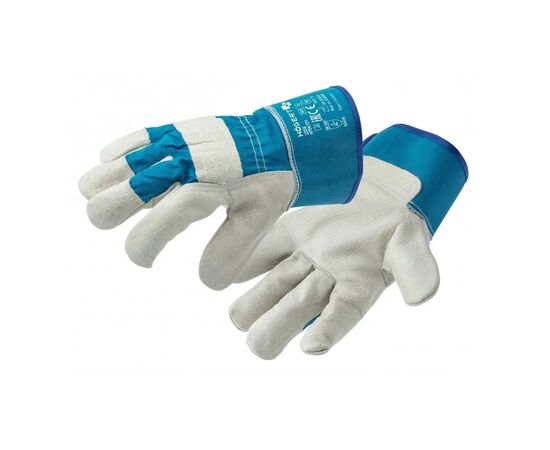 Захисні рукавиці Hoegert LEINE Canadian HT5K731-10 шкіряні сині, 10 (HT5K731-10)
